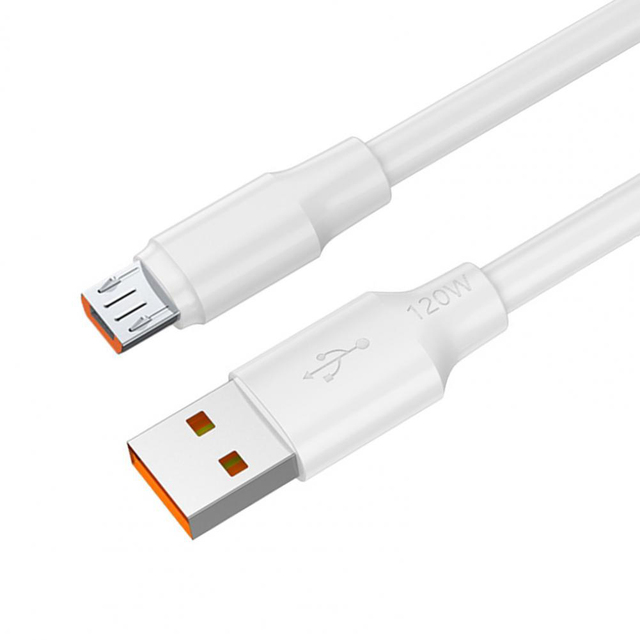 6A 120W Micro USB Cable Extra Thick Fast Charging Wire Mobile Phone for Xiaomi for Samsung Android Micro Usb Data Cable Cord
