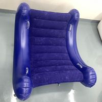 Chaise sensorielle gonflable pour enfants en PVC floqué personnalisée, canapé gonflable, chaise berçante gonflable