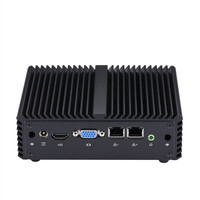 Mini PC de Escritorio OEM con Intel Celeron de Cuatro Núcleos, Pantalla Dual, Windows 10, Almacenamiento SSD, 2 Puertos Ethernet, Doble NIC