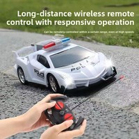Voiture télécommandée à quatre voies pour adolescents, adultes, garçons, modèle de véhicule électrique à l'échelle 1:18, fonction de suivi, chargeur