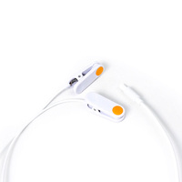 Câble personnalisé DC 2.35 0.7 avec fiche, en silicone ABS bicolore, avec attache auriculaire et gaine de protection anti-traction SR