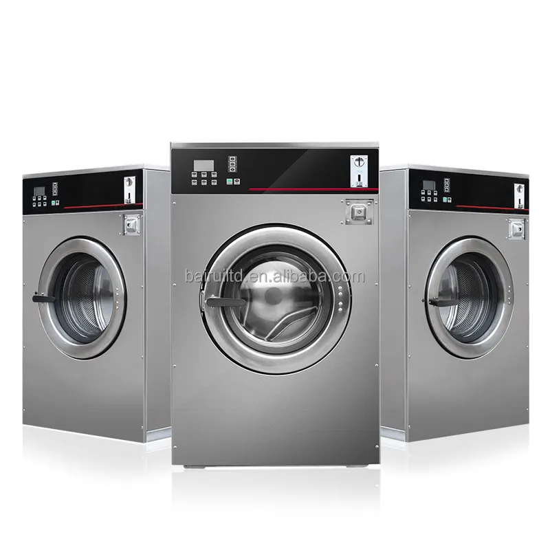 Sus304 Warm Water/Koud Water Wassen Industriële Kleding Wasmachine Automatische Wasmachine