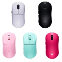 Souris sans fil ATK Dragonfly A9 Ultimate Mini+ Esports avec capteur PAW3955 Master, overclocking 50KDPI, récepteur 8K pour PC portable