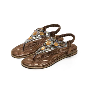 Zapatillas de moda para mujer y hombre para todas las estaciones, sandalias de playa antideslizantes, pantuflas afelpadas para exteriores, sandalias planas informales para mujer - Product Image 5