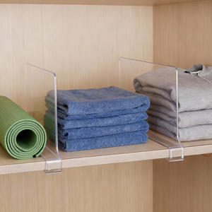 Separador de PVC para Estantes, Organizador de Cajones para Armarios del Hogar, Fácil de Colocar, Separador de Almacenamiento con Clip - Product Image 2