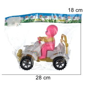 Prix de gros Jouets Bon marché Ligne de traction Jouets voiture en plastique Cartoon Boys Riding Beach Motorcycle avec sonnerie Bell - Product Image 6