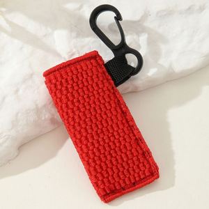 Best-selling Knitted Lipstick Bag <b>Keychain</b> Perfume Lip Balm <b>Keychain</b> - Product Image 2