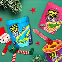 Vente directe d'usine, fabrication sur mesure OEM, mélange de jus acide, bâtonnets sucrés, bonbons gélifiés moelleux, confiture, gelée, bonbons liquides, confiseries