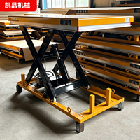 Plateforme élévatrice verticale électrique hydraulique à haute résistance, type ciseaux, avec structure en acier et pieds pliables, personnalisable