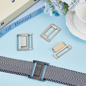 Sets Colors Alloy Belt Buckles Metal Hook Buckle Fastening Accessories For <b>Jackets</b> Coats Backpack - Product Image 4