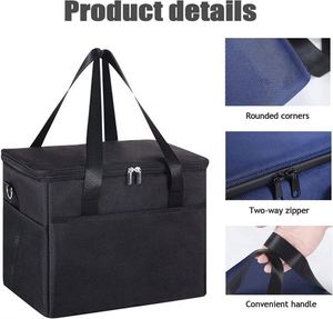 Custom Lightweight Large Portable Can Insulated Thermal Lunch <b>Cooler</b> Bag <b>Box</b> for Camping Picnic Beach Grocery Shopping - Product Image 6