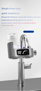 <span class=keywords><strong>Robinet</strong></span> de cuisine intelligent transparent détachable <span class=keywords><strong>avec</strong></span> <span class=keywords><strong>filtre</strong></span> <span class=keywords><strong>intégré</strong></span> personnalisable Hidly - Product Image 4