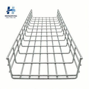 Bandeja de Cables de Malla de Alambre de Acero Inoxidable Galvanizado en Caliente Industrial, Capacidad de 200 kg, 6 m de Longitud, 150 mm de Ancho, Soporte de Peso HongFeng - Product Image 2