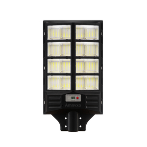 Amnvxo Ip65 Réverbère de route étanche 300w 400w 500w Extérieur Intégré Tout en Un Réverbère Solaire Led - Product Image 1