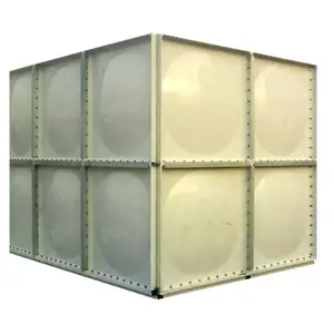 Cheap Price 10000 Liter Rectangular Rain Assembled fiberglass Water Tank