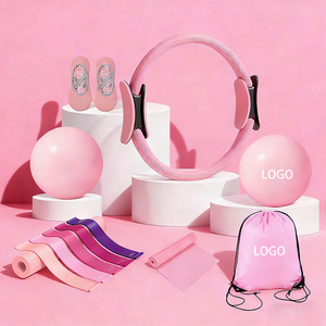 Set de Yoga para el Hogar, Pelota de Yoga, Anillo de <span class=keywords><strong>Pilates</strong></span>, Banda de Resistencia, Kit de <span class=keywords><strong>Pilates</strong></span>, <span class=keywords><strong>Accesorios</strong></span> de Yoga y <span class=keywords><strong>Pilates</strong></span> - Product Image 3