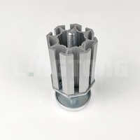Pieds de nivellement carrés pour profilés d'exposition de 40/60/80 mm, faciles à installer et à transporter