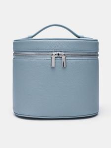 Boîte à cosmétiques de luxe en PU souple pour femmes, grande trousse de voyage pour soins de la peau avec fermeture éclair, logo personnalisé - Product Image 6
