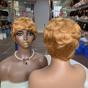 # 30 perruques en cheveux humains sans lacet, fabriquées à la machine, en gros, à prix abordables avec options de boucles - Product Image 3