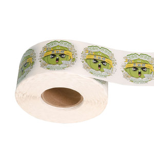 Trong Suốt PP Đồ Uống Bao Bì Nhãn 4-Màu In Tại Chỗ Matte Varnish Dán Cho Nước Trái Cây Sữa Đồ Uống Bao Bì - Product Image 2