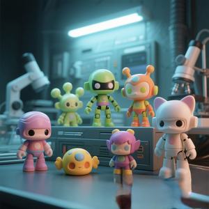 Vente en gros poupée mobile articulée à plusieurs articulations jouet T13 mannequin Lucky 13 figurine robot jouet imprimé 3d - Product Image 1