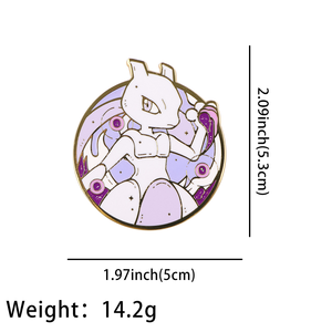 Épingles en émail doux et dur en vrac à prix bas, sans minimum de commande, épingles de revers d'anime et de dessin animé, <span class=keywords><strong>badge</strong></span> en métal personnalisé - Product Image 6