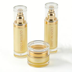 30ml 50ml 100ml 20g 30g 50g Custom Luxury Gold Acrylic Skincare Packaging Bottle & Jar Set for Lotion Eye Cream & Essential <b>Oil</b> - Product Image 4