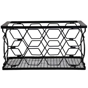 小さなカウンタートップワインラック-キッチンやバー用の金属製折りたたみ式ワインスタンド - Product Image 3