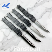 Couteau pliant multifonctionnel DIY OEM à poignée en aluminium, fourni directement par l'usine, pour la chasse, la défense personnelle et les activités tactiques en extérieur.