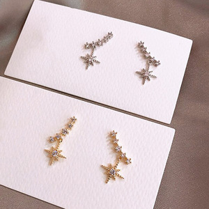 Orecchini a Perno Stile Star, Minimalisti ed Eleganti, Gioielli da Indossare Ogni Giorno, Orecchini Trendy per Donne - Product Image 5