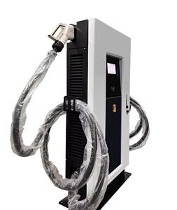 Estación de Carga para Vehículos Eléctricos de Corriente Continua de 40kw 60kW 80kW, de Doble Conector, Montada en el Suelo, con Protección IP54, para Vehículos Eléctricos de Uso Pesado - Product Image 2