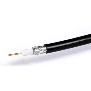 Fleksibel rg11 coaxial kabel dan kawat dengan kekuatan tinggi