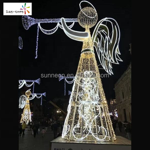 Decoración exterior de Año Nuevo, luz LED de ángel para calle - Product Image 3