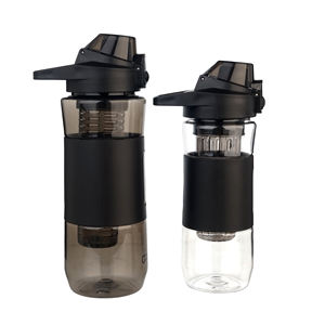 Gourde écologique 550ml, pour infusion à thé, avec couvercle gonflable, infuseur de fruits, pour la gym, le sport, nouveauté, couleurs assorties - Product Image 4