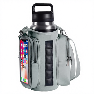 Bolsa Deportiva de Neopreno Personalizada, Ligera, de Poliéster, con Correa Ajustable, Bolsillos para Teléfono, para Hombre y Mujer, con Soporte Magnético para Botella de Agua - Product Image 4