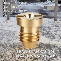Nouvelle lance à neige en laiton Fenjun, embout de remplacement pour canon à mousse, buses pour le nettoyage de voiture avec outil de nettoyeur haute pression