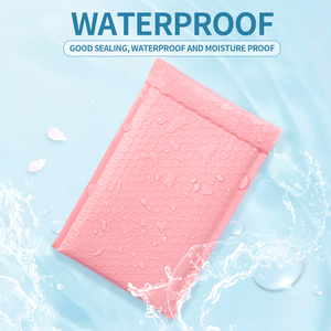 Custom <strong>Bubble</strong> Mailer Printed Poly Pink <strong>Wrap</strong> Padded Mailing Bag Metallic <strong>Bubble</strong> <strong>Envelope</strong> for Packing - Product Image 2
