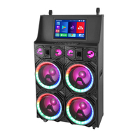 Sistema de Karaoke KTV Portátil Multifuncional Profesional para Exteriores con Woofer de 12'' y Fuente de Alimentación de CA de 600W Diamond Private