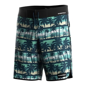 RISE Men's Quick Dry Swim Trunks Summer Holiday Board Shorts with Pocket for Beach <strong>Surf</strong> Custom <strong>Print</strong> - Product Image 1