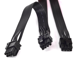 PCI express8ピンからデュアル62ピン電源ケーブルPCIE8ピン1から<span class=keywords><strong>2</strong></span>スプリッターコルセア用RM1000RM850 RM750 RM650 RM550 RM450 - Product Image 2