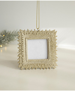 Cornice di natale ornamenti in resina appesa albero forniture per feste - Product Image 1