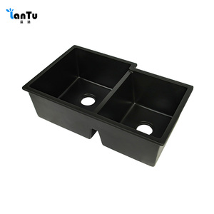 Évier de cuisine moderne pour la maison Cuvette de lavage des légumes Double évier Vente directe de l'usine d'origine, grande remise - Product Image 1