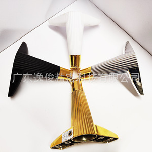 YIJUN Striped Plastic Furniture <b>Legs</b> 4095 Modern Minimalist Luxury Easy Installation - Product Image 1