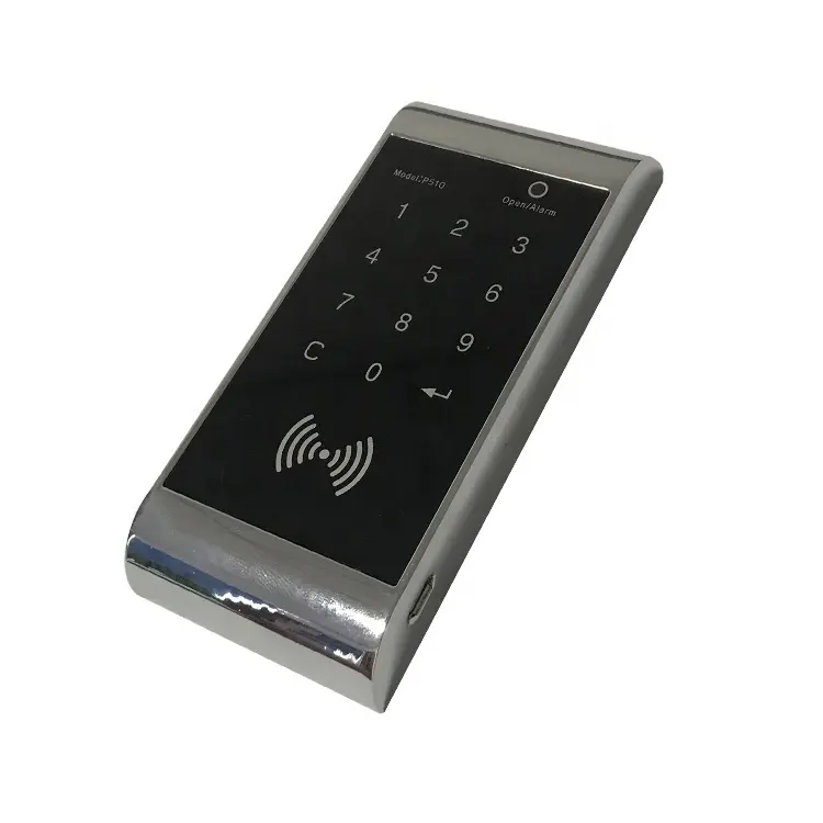 13.56mhz type fingerprint touch keypad electronic password cabinet lock with public mode