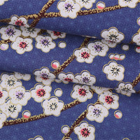 Suntaihengyi — tissu en coton à imprimés, motif fleur de prunier, pour femme, nappe de Table, couette de literie