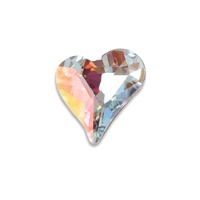 Aksesoris Seni Kuku K9 Crystal Diamond dengan Aurora Magic Mirror Finish Bentuk Persegi, Hati & Bulat Desain Warna-warni