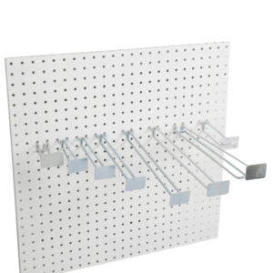 Plaque métallique d'alimentation d'usine <span class=keywords><strong>crochet</strong></span> de balayage de fil Pegbaord étiquette de prix <span class=keywords><strong>crochet</strong></span> d'affichage de panneau perforé pour l'affichage de magasin - Product Image 2