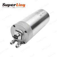 GDZ kit poros Inverter terbaik motor spindel berpendingin air 1,5kw cnc motor spindel vfd untuk router cnc