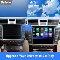Caja de Interfaz Linux para Lexus LS 2009-2012, Módulo Inalámbrico CarPlay Android Auto, Decodificador de Radio para Auto, Binarytek
