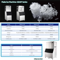Machine à glace en flocons de neige en acier inoxydable pour la pêche, modèle Cbfi 10, prix Chine, 1t, 5 tonnes, 1, 2, 3, 4, 5 tonnes, pour la production de glace en flocons de neige.